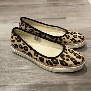Ugg calf hair cheetah sneakers